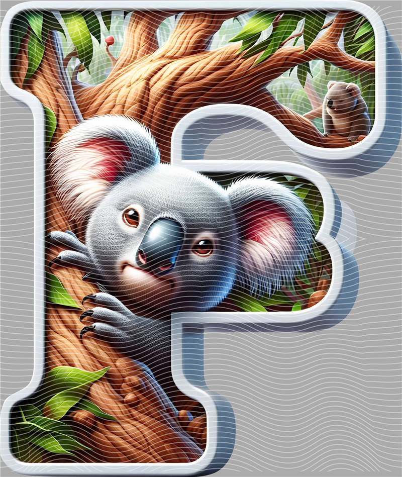 Letters A to Z and Number-AZ 21